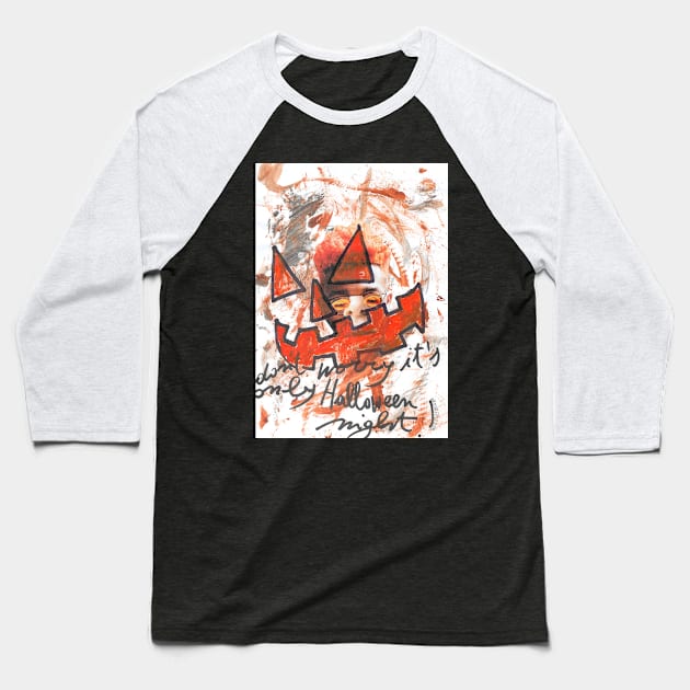 Halloween - 6 Baseball T-Shirt by walter festuccia